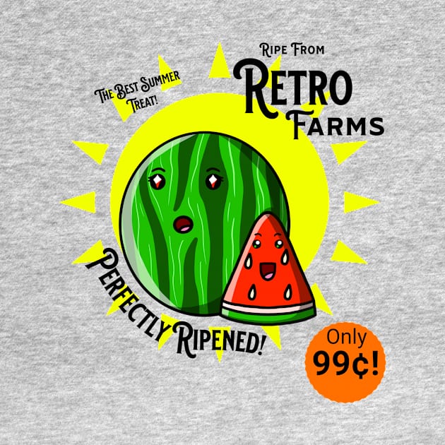 Retro Watermelon by Pheona and Jozer Designs